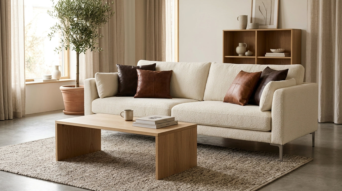 Elegancka sofa premium w salonie – od czego zależy cena sofy i jakie cechy decydują o jej jakości