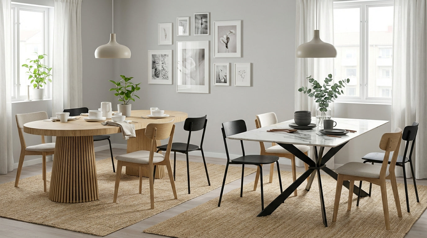 drewniany stół do jadalni