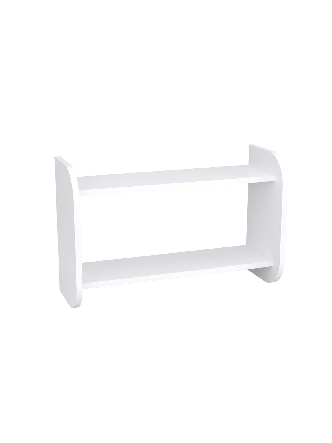 Lendo Półka Podwójna Wisząca 60cm Biała - Płyta Laminowana