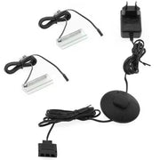 Oświetlenie LED Prismatic 2-pkt - Ciepłe światło, czarne przewody