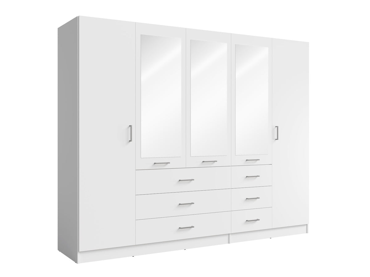 KONSO 21 - SZAFA (5D6SZ) PB0010-BIAŁY LAMINAT PB0010-BIAŁY LAMINAT 21-FSC B – zdjęcie 4