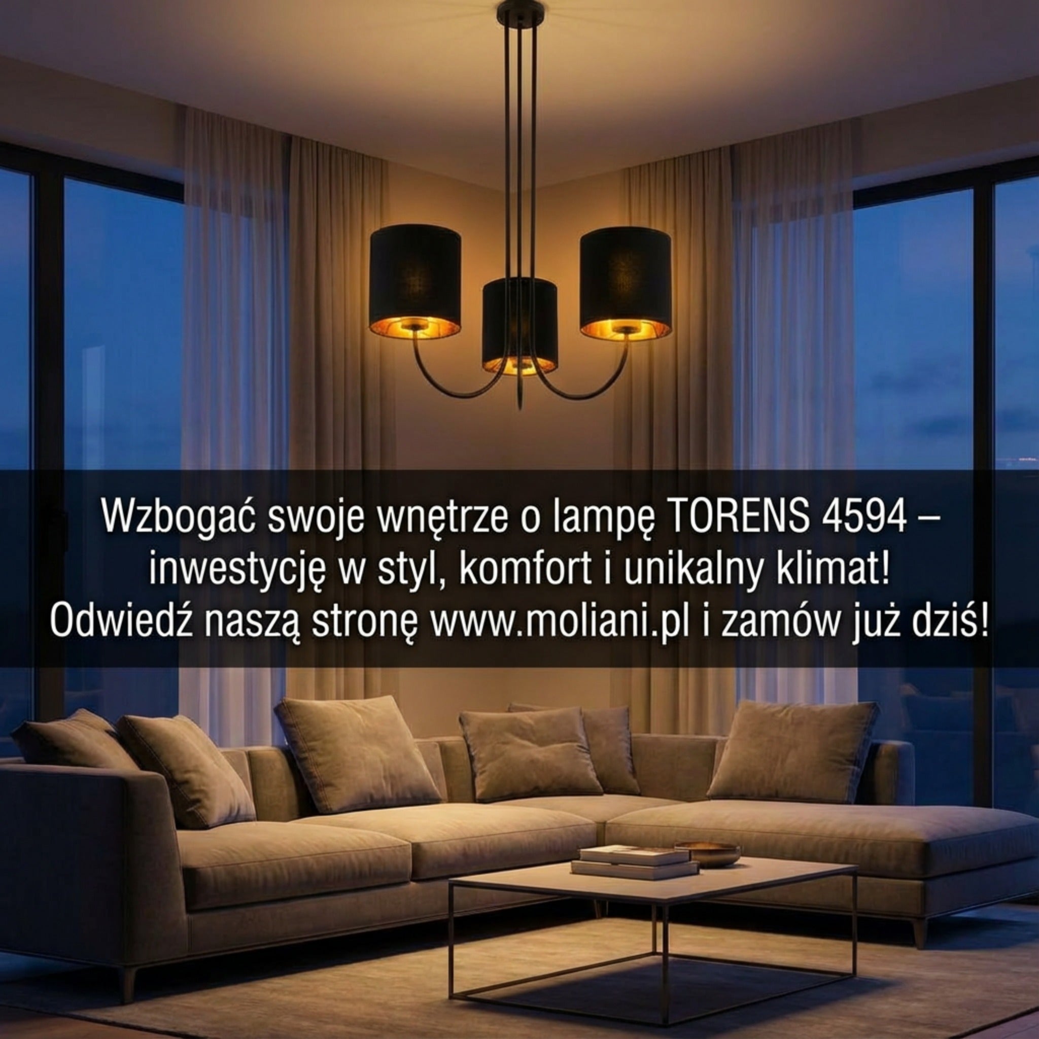 Lampa sufitowa TORENS 4594 TK Lighting elegancka dekoracja