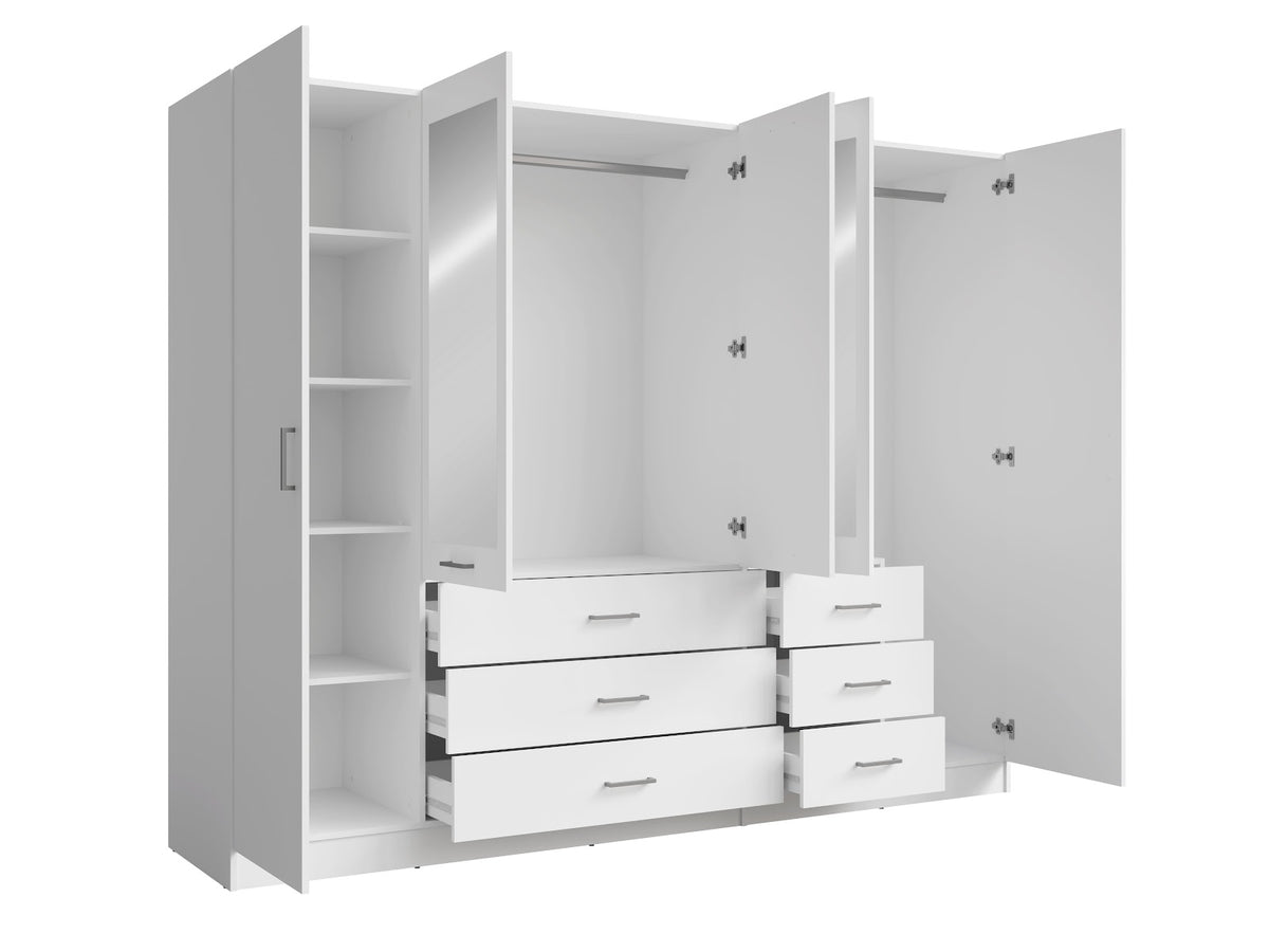KONSO 21 - SZAFA (5D6SZ) PB0010-BIAŁY LAMINAT PB0010-BIAŁY LAMINAT 21-FSC B – zdjęcie 3