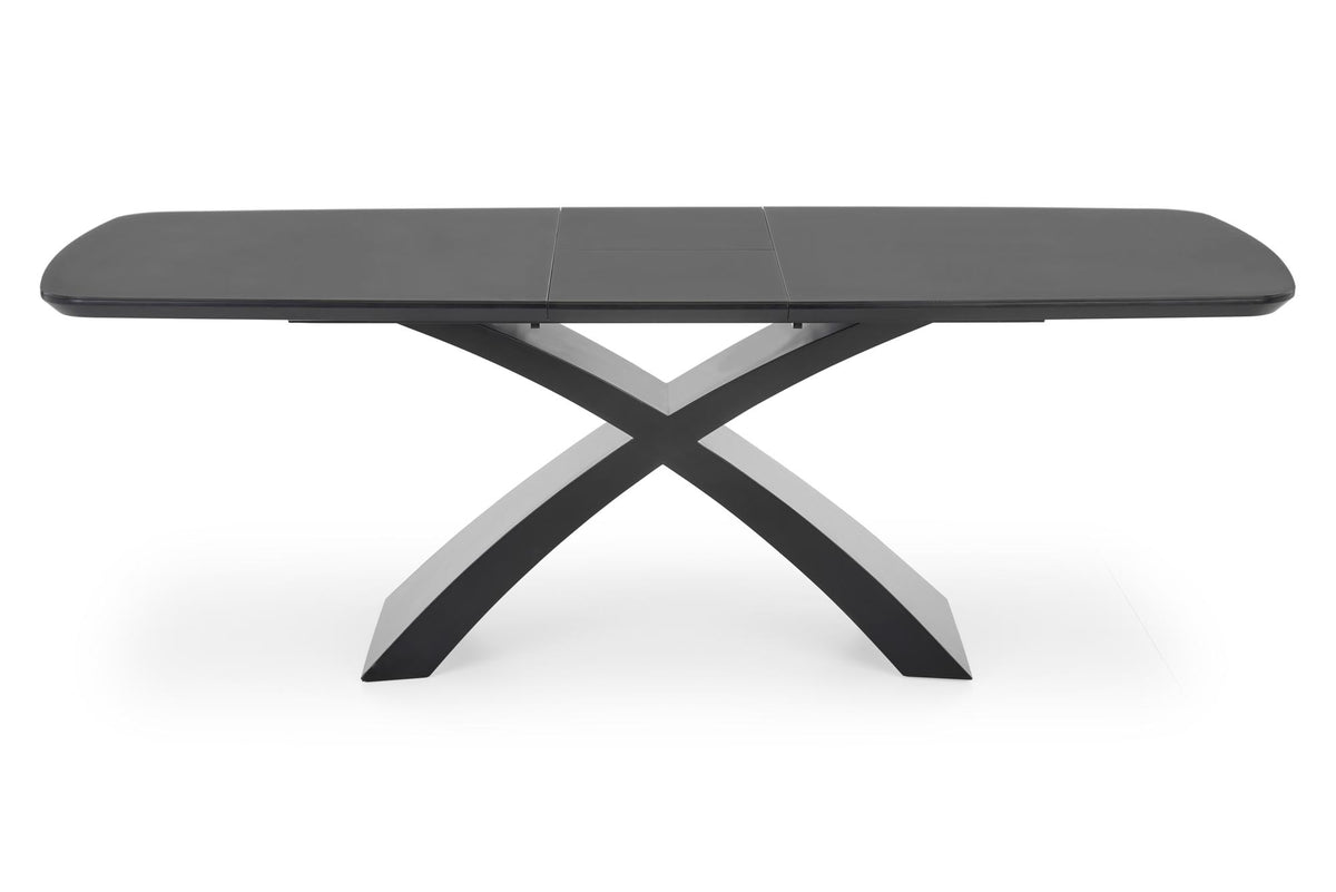 SILVESTRO stół rozkładany blat - ciemny popiel, noga - czarny (2p=1szt) – zdjęcie 13