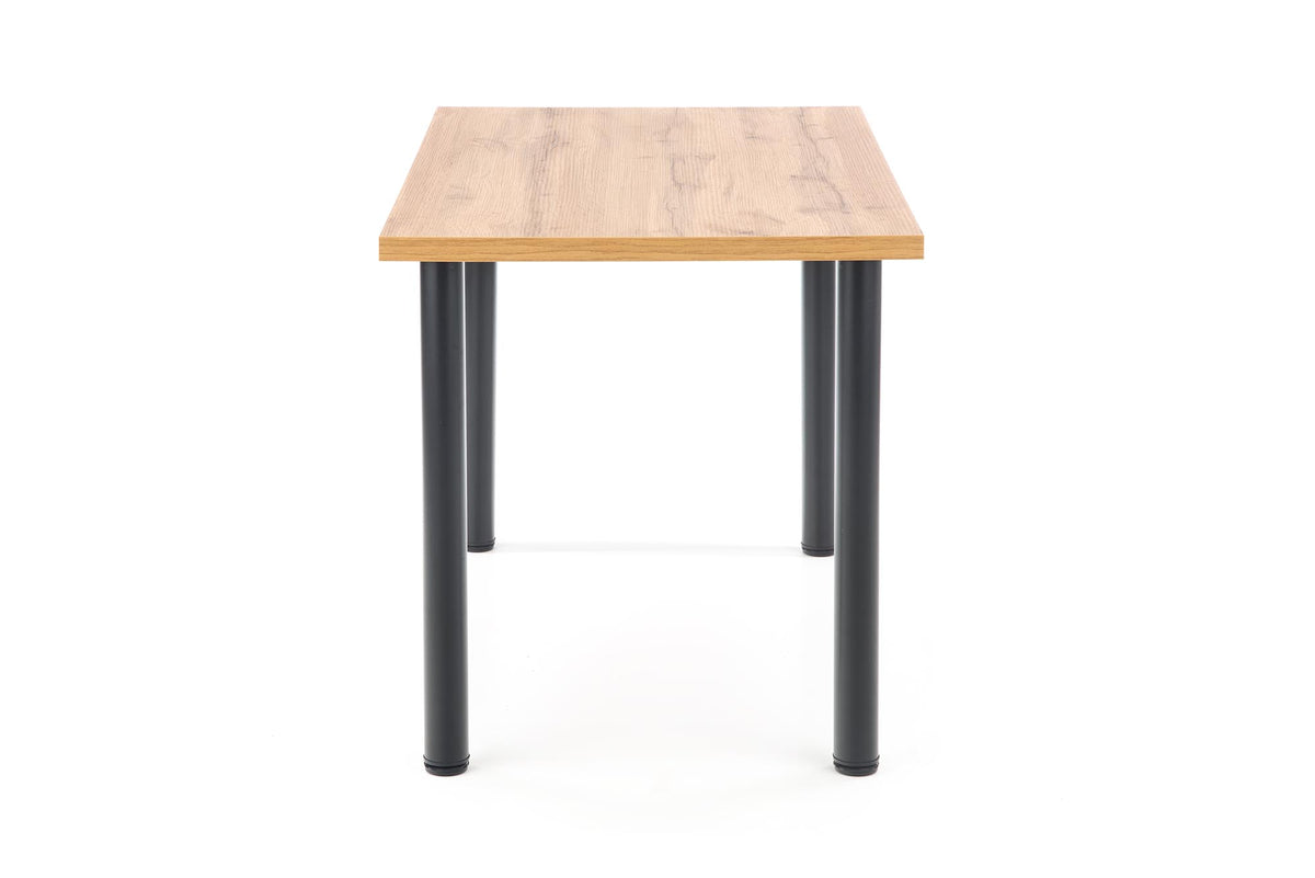 MODEX 2 120 stół kolor blat - dąb wotan, nogi - czarny (2p=1szt) – zdjęcie 2