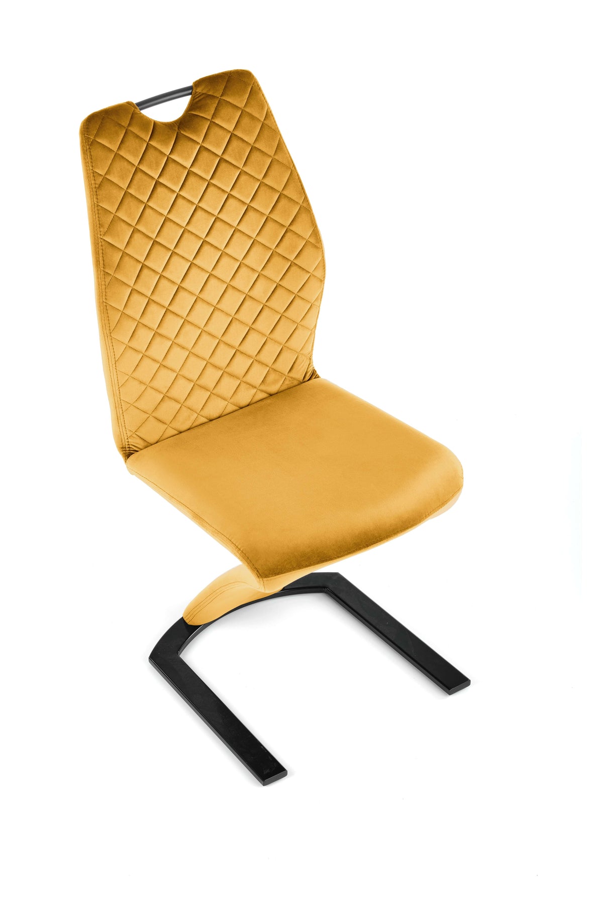 Krzesło CHOGA - musztardowy / velvet - 7