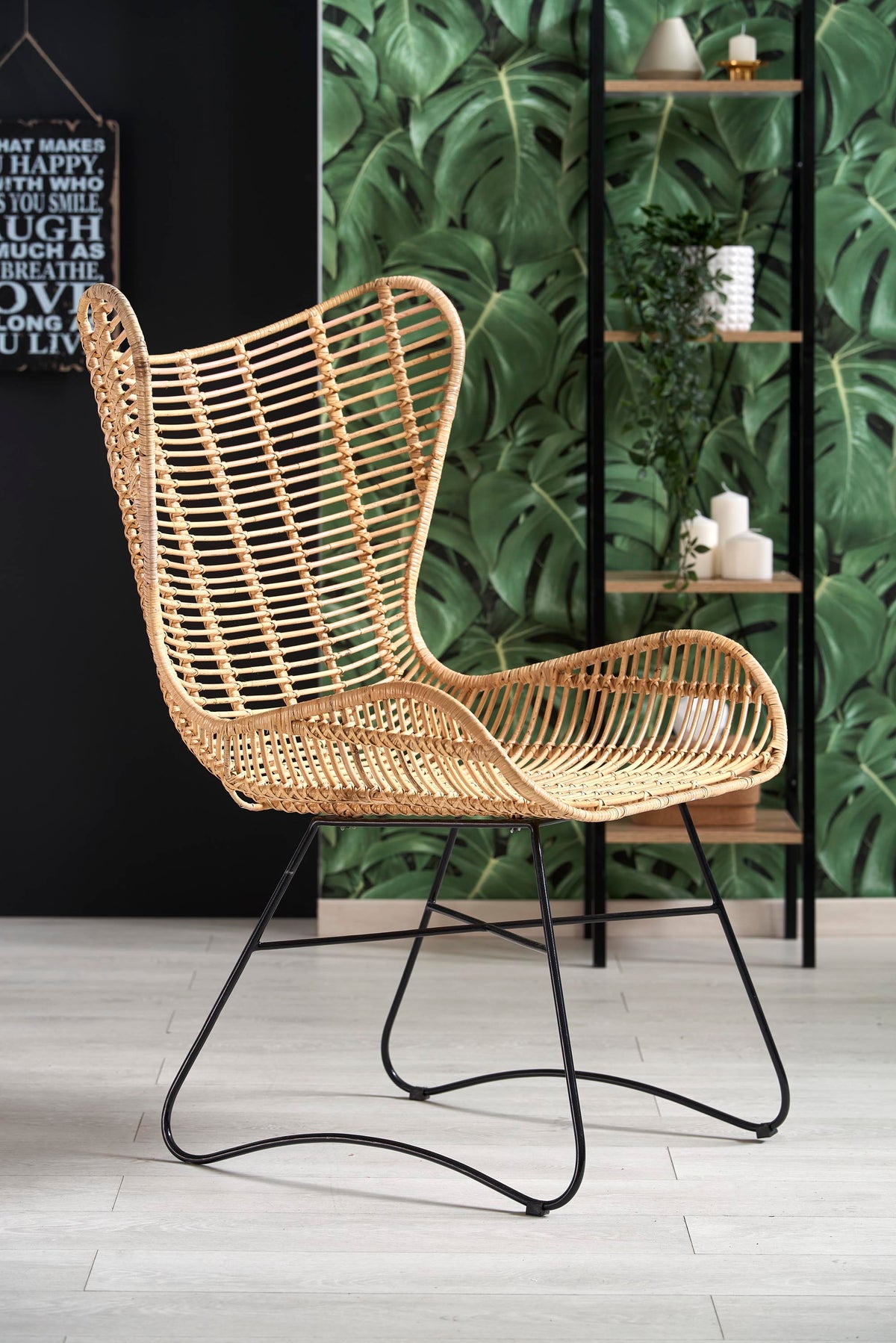 INDIANA fotel wypoczynkowy rattan naturalny (2p=1szt) – zdjęcie 2