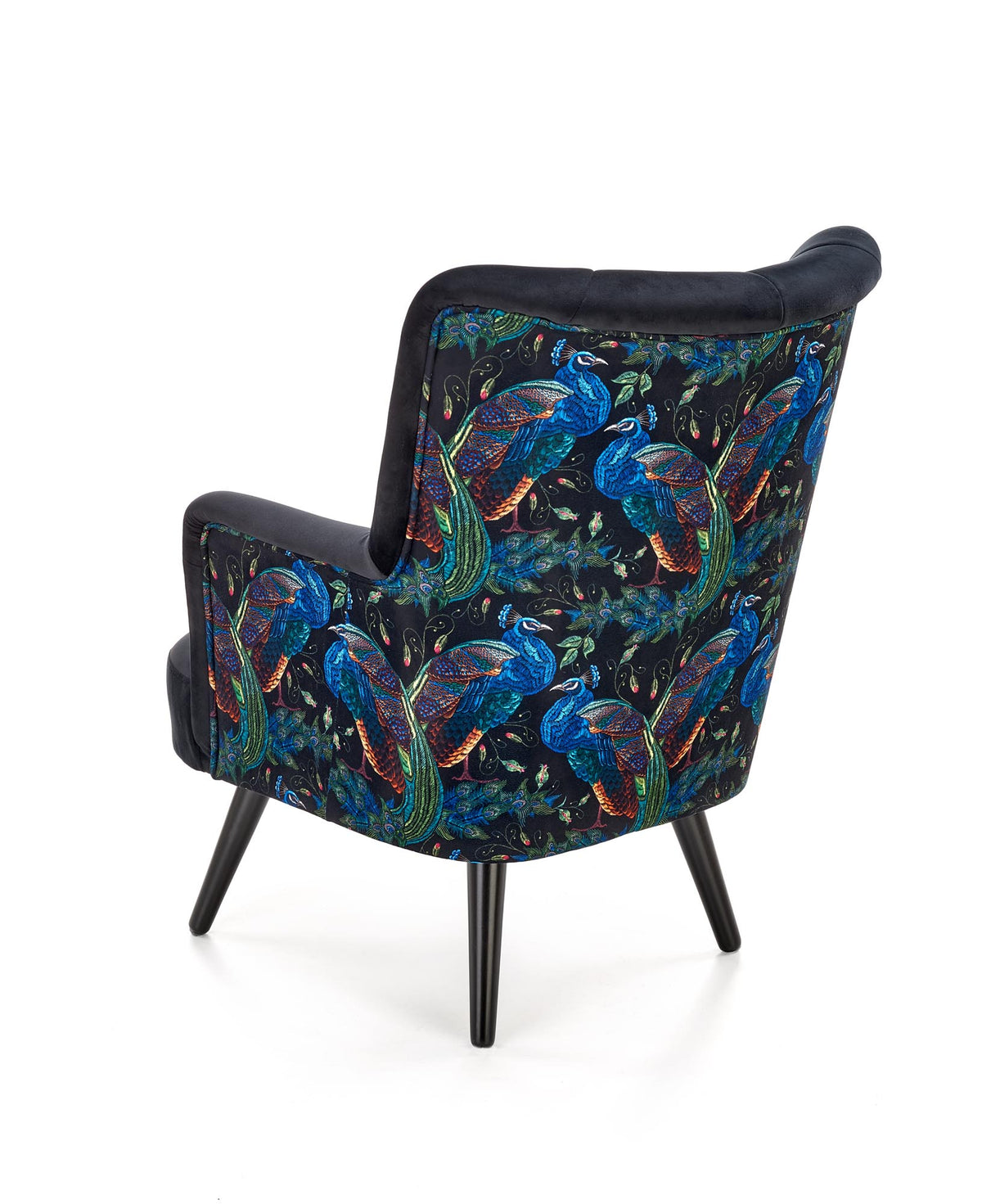 Fotel SEDRA - czarny / velvet - 6