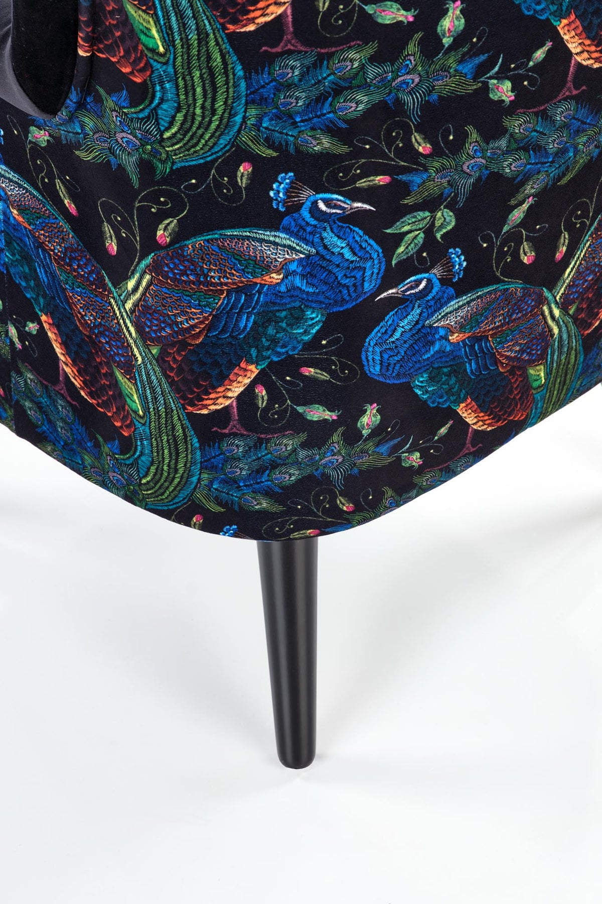 Fotel SEDRA - czarny / velvet - 8