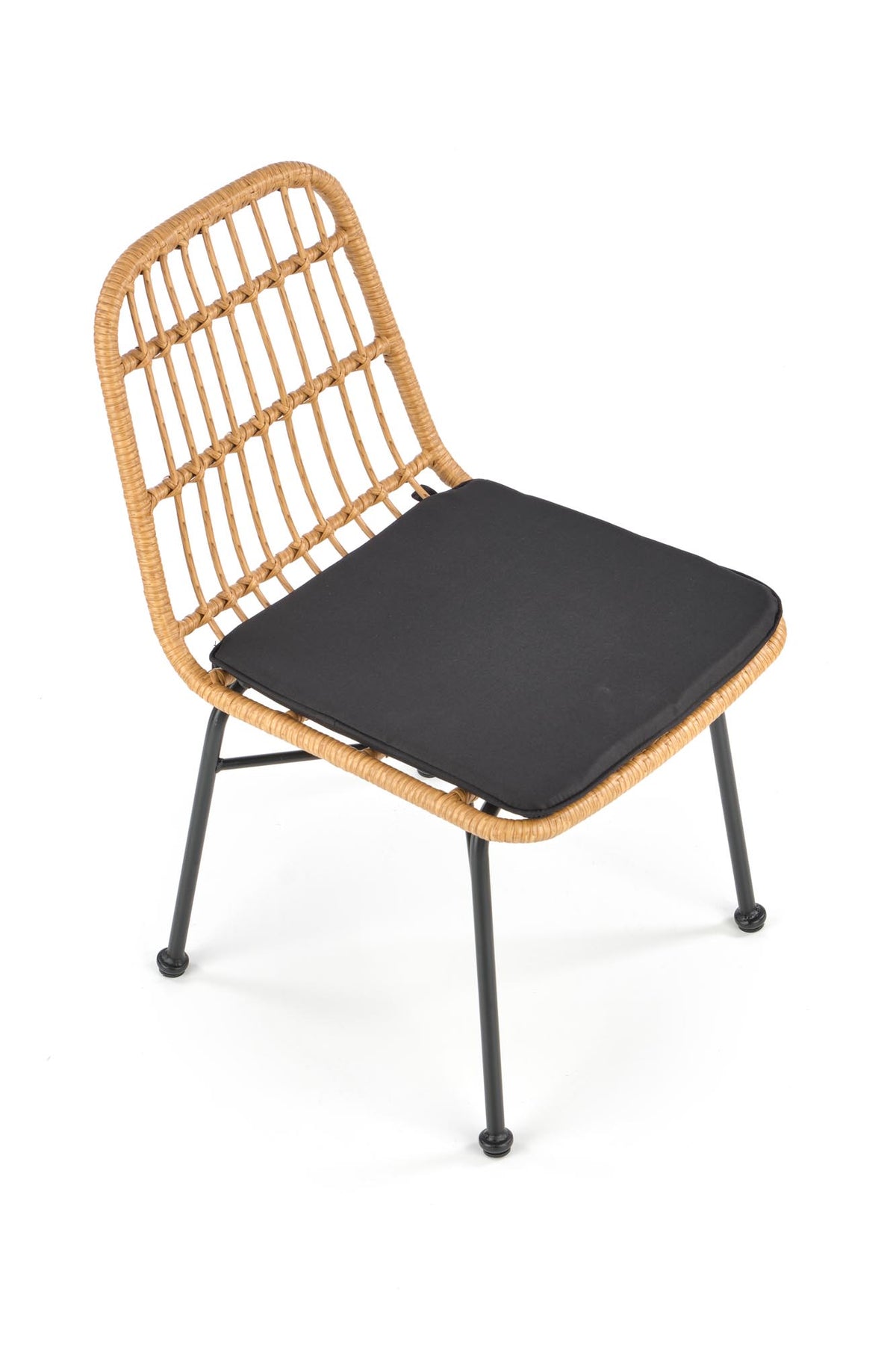 K401 krzesło naturalny / czarny (1p=4szt) – zdjęcie 11