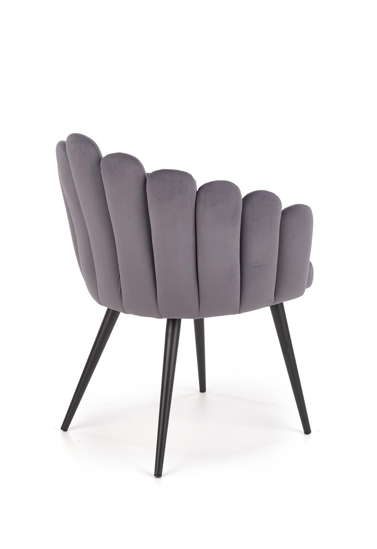K410 krzesło popielaty velvet (1p=1szt) – zdjęcie 5