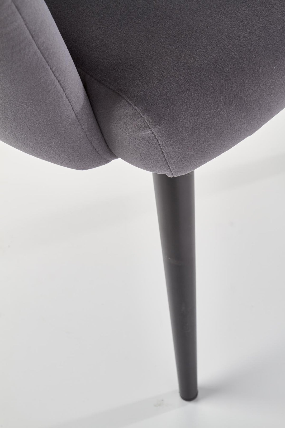 K410 krzesło popielaty velvet (1p=1szt) – zdjęcie 9