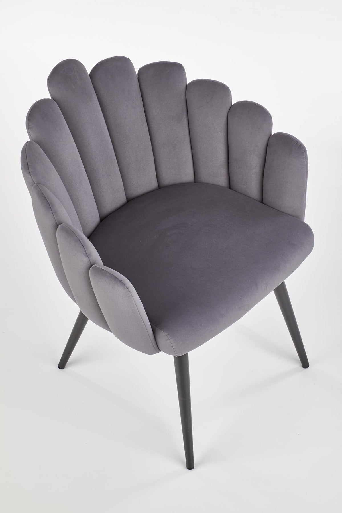 K410 krzesło popielaty velvet (1p=1szt) – zdjęcie 11