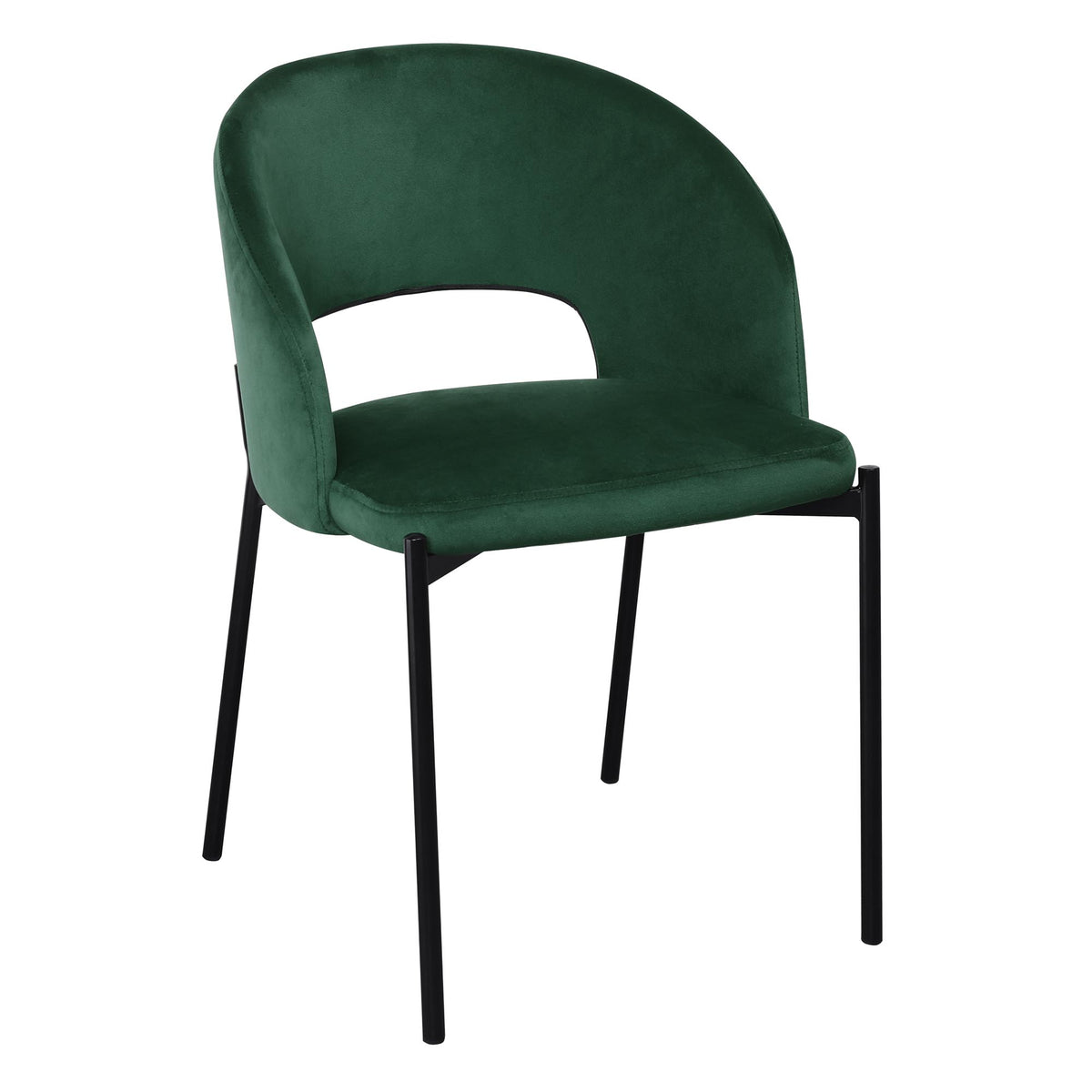 K455 krzesło ciemny zielony (1p=2szt) – zdjęcie 2