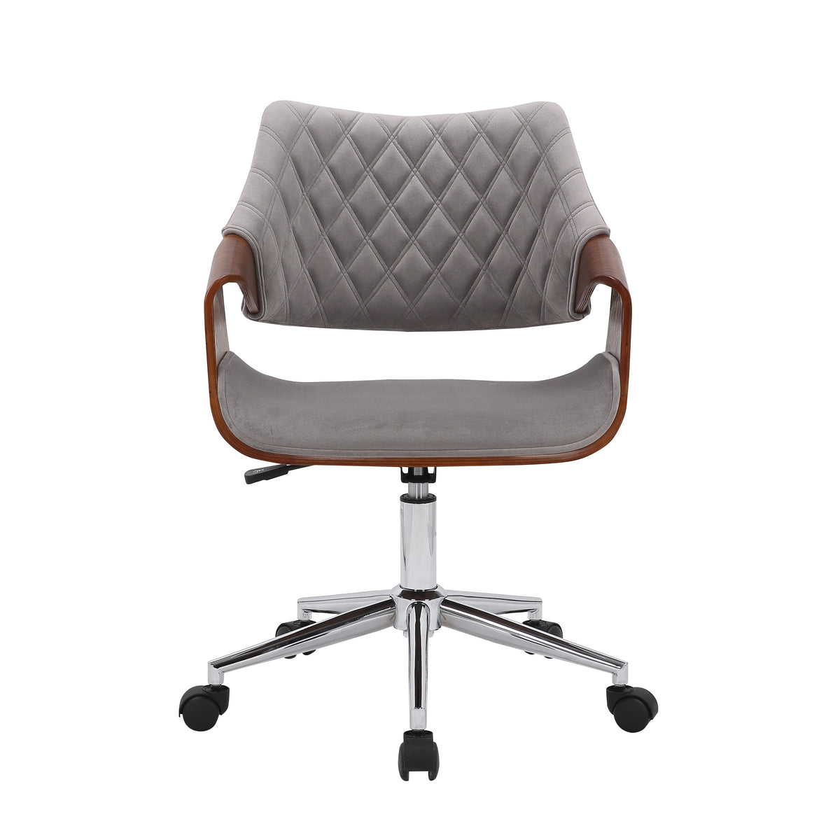 COLT fotel pracowniczy orzechowy/popielaty velvet – zdjęcie 2