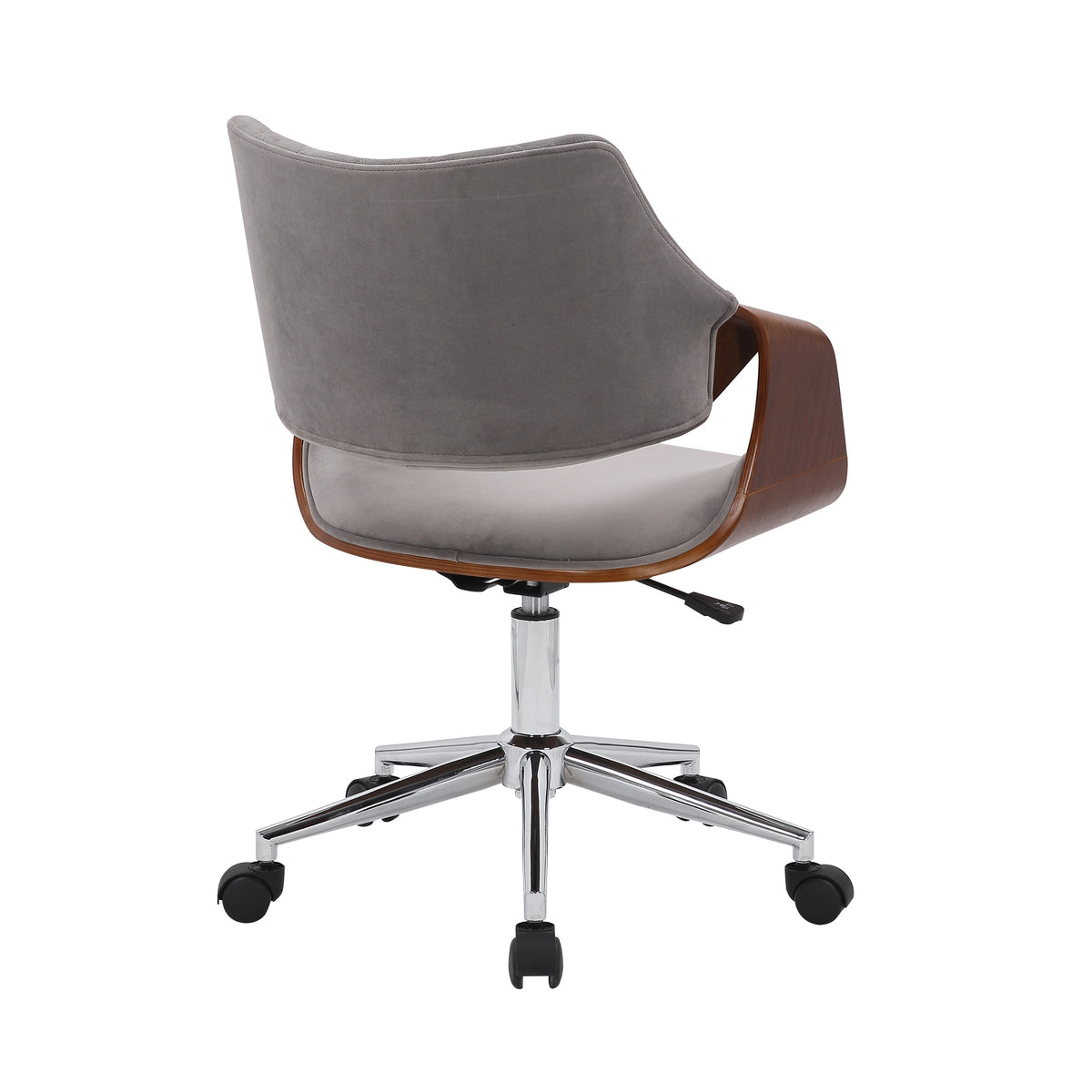 COLT fotel pracowniczy orzechowy/popielaty velvet – zdjęcie 4