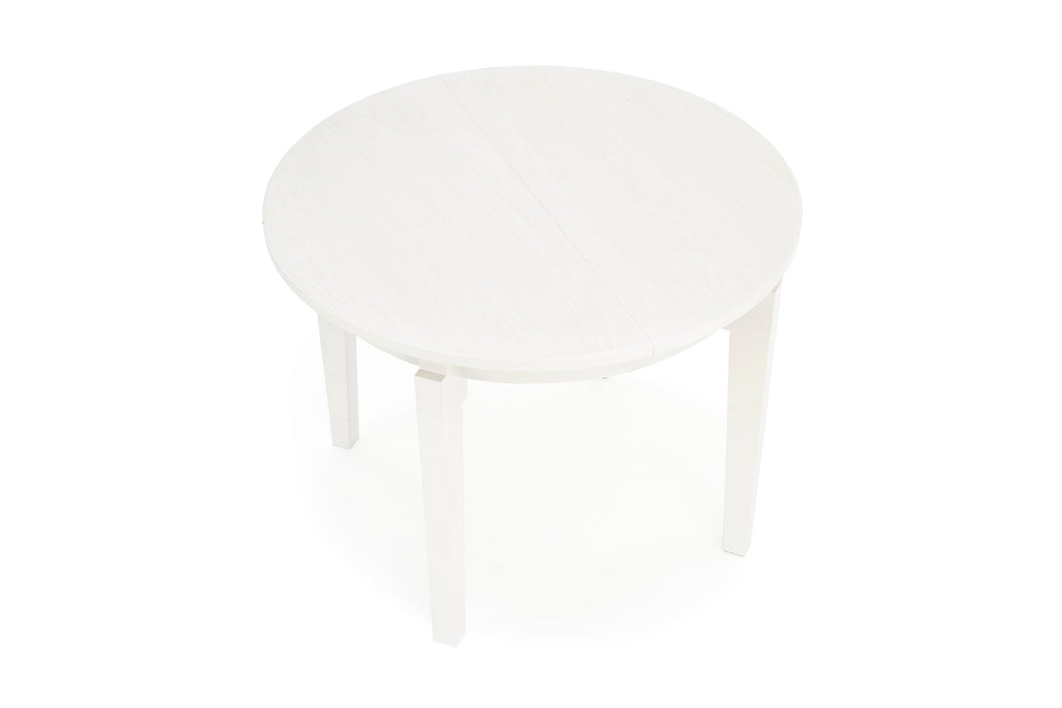 SORBUS stół rozkładany, blat - biały, nogi - białe (2p=1szt) – zdjęcie 5
