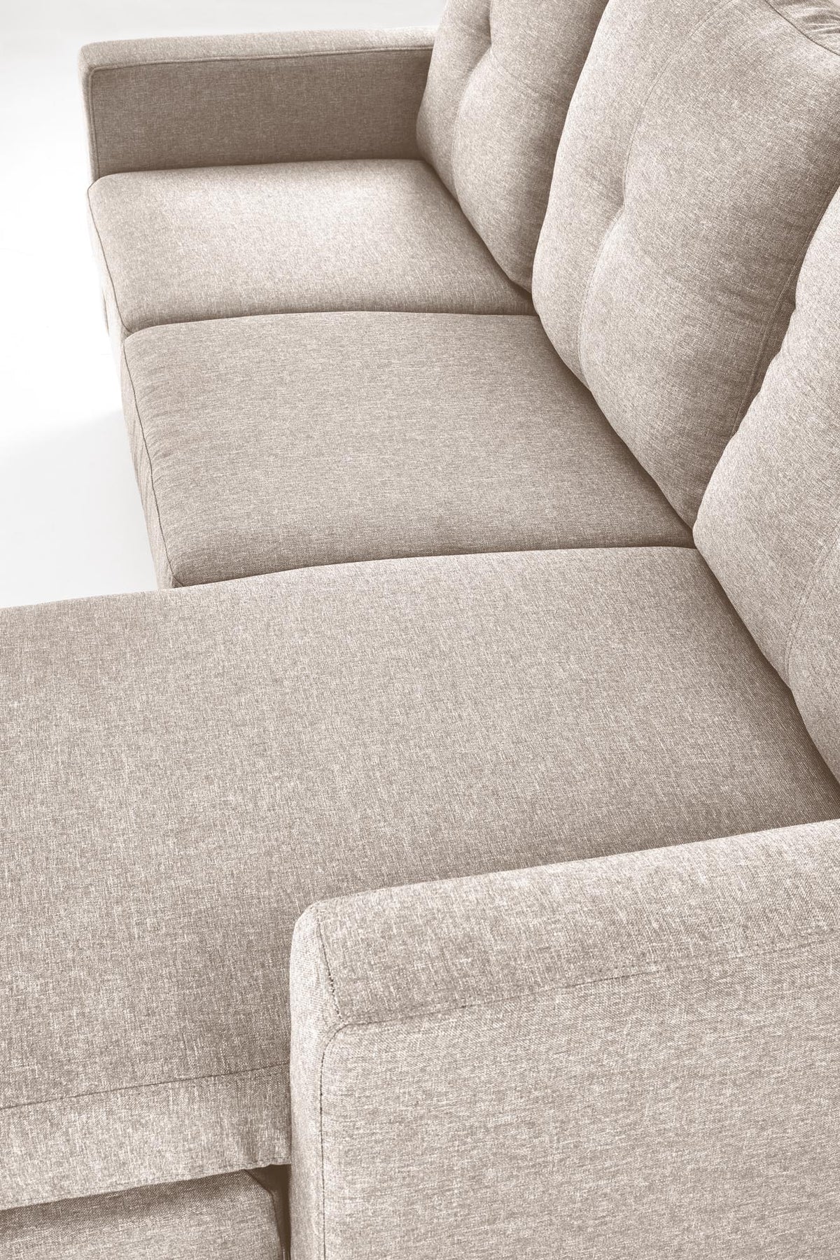 GERSON sofa z podnóżkiem beżowy (1p=1szt) – zdjęcie 11