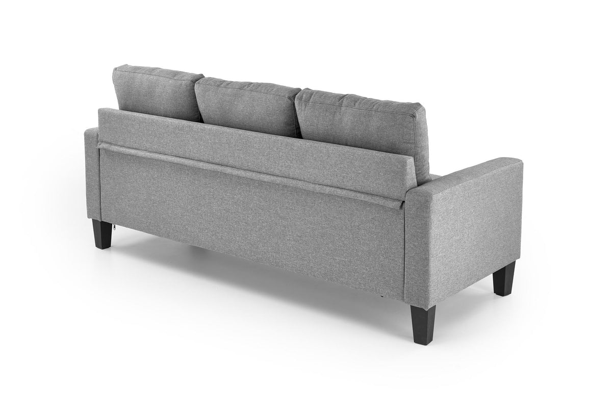GERSON sofa z podnóżkiem popielaty (1p=1szt) – zdjęcie 3