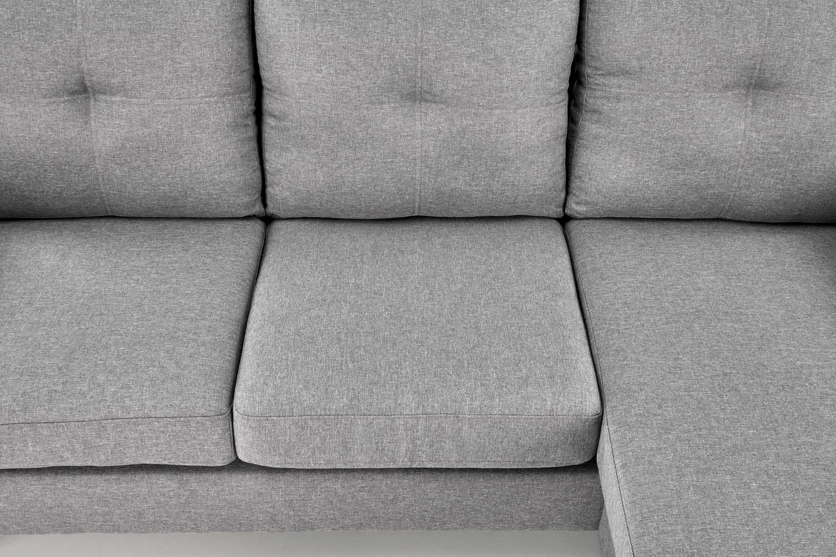 GERSON sofa z podnóżkiem popielaty (1p=1szt) – zdjęcie 5