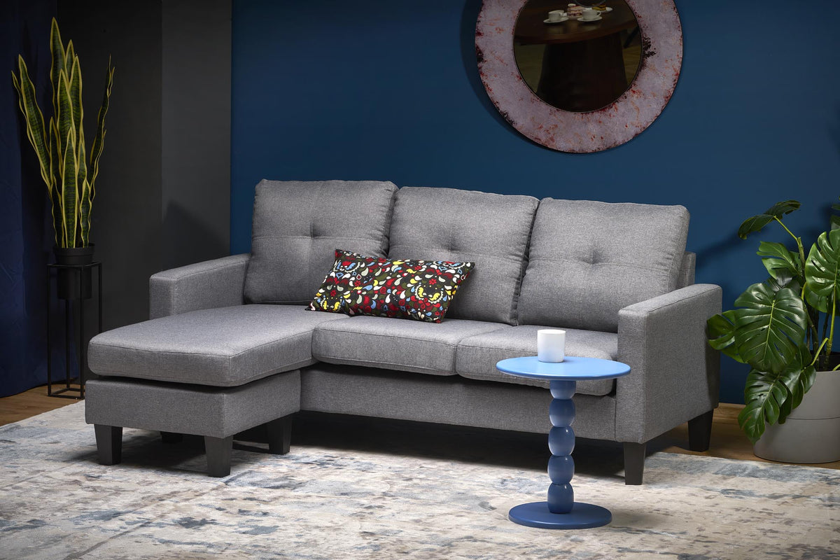 GERSON sofa z podnóżkiem popielaty (1p=1szt) – zdjęcie 6