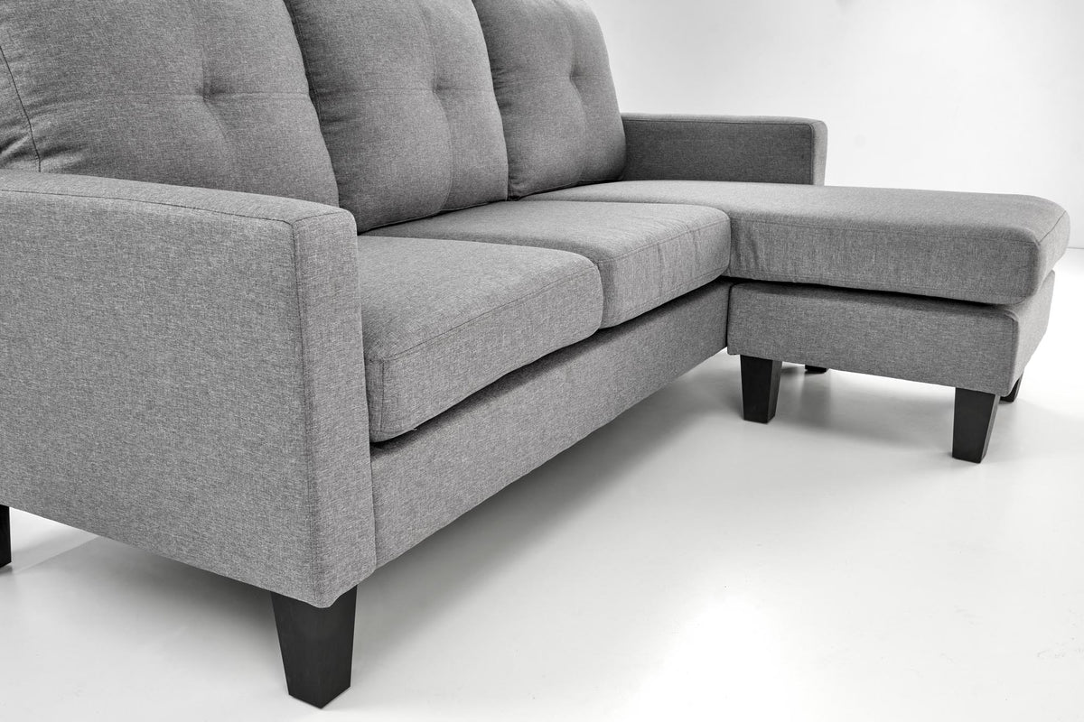 GERSON sofa z podnóżkiem popielaty (1p=1szt) – zdjęcie 10