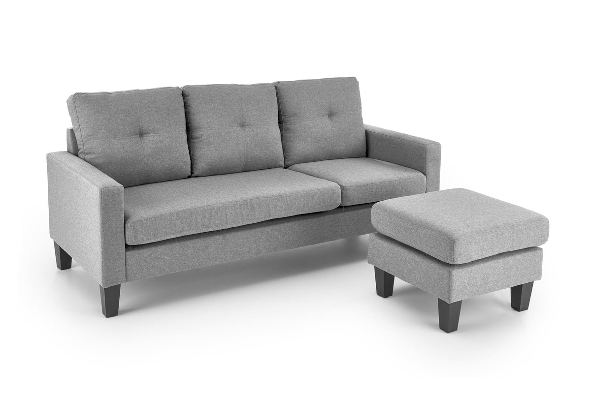 GERSON sofa z podnóżkiem popielaty (1p=1szt) – zdjęcie 15