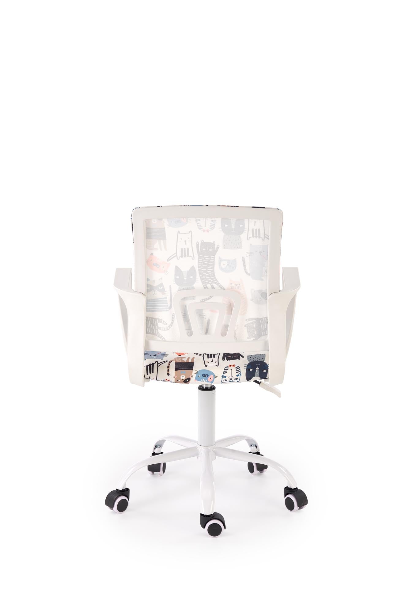 Fotel LENA – multikolorowy, fotel biurowy z unikalnym designem, idealny do przestrzeni kreatywnych.