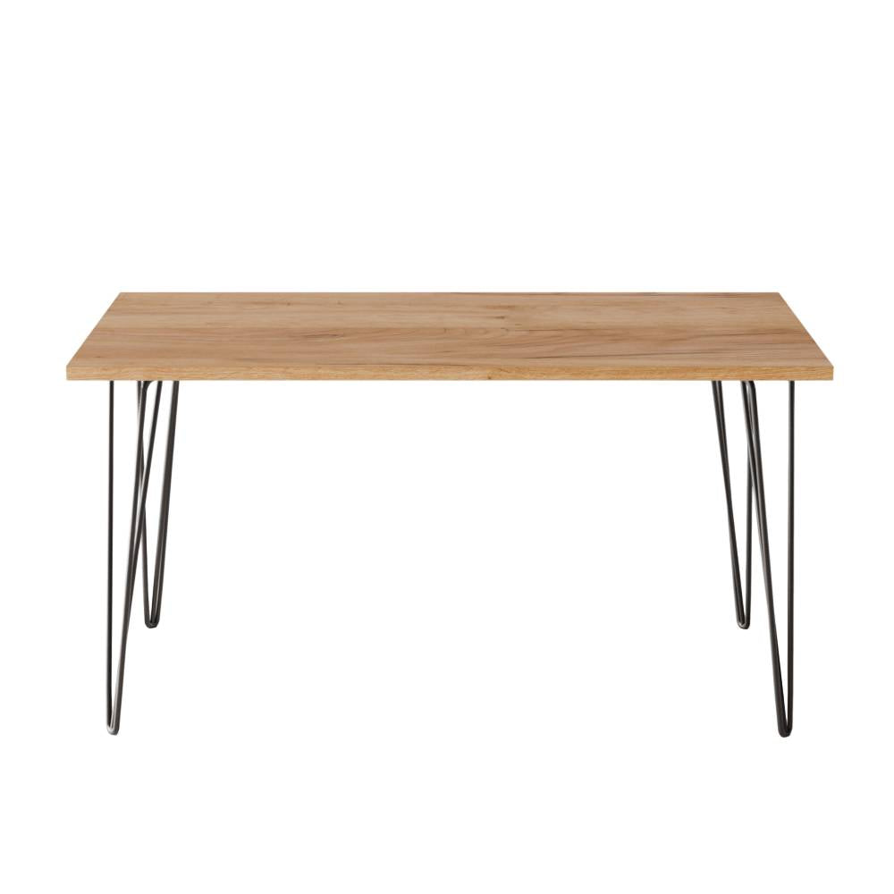 Stół Fisk 138x80 Cm Dąb Craft Loftowy Do Kuchni Kompaktowy