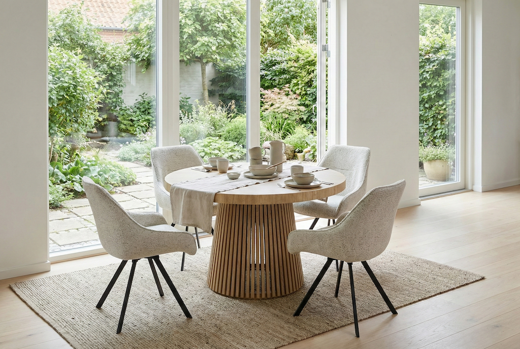 Krzesło Moliani SOMERA - stylowe obrotowe krzesło, fotel do biura jadalni i salonu