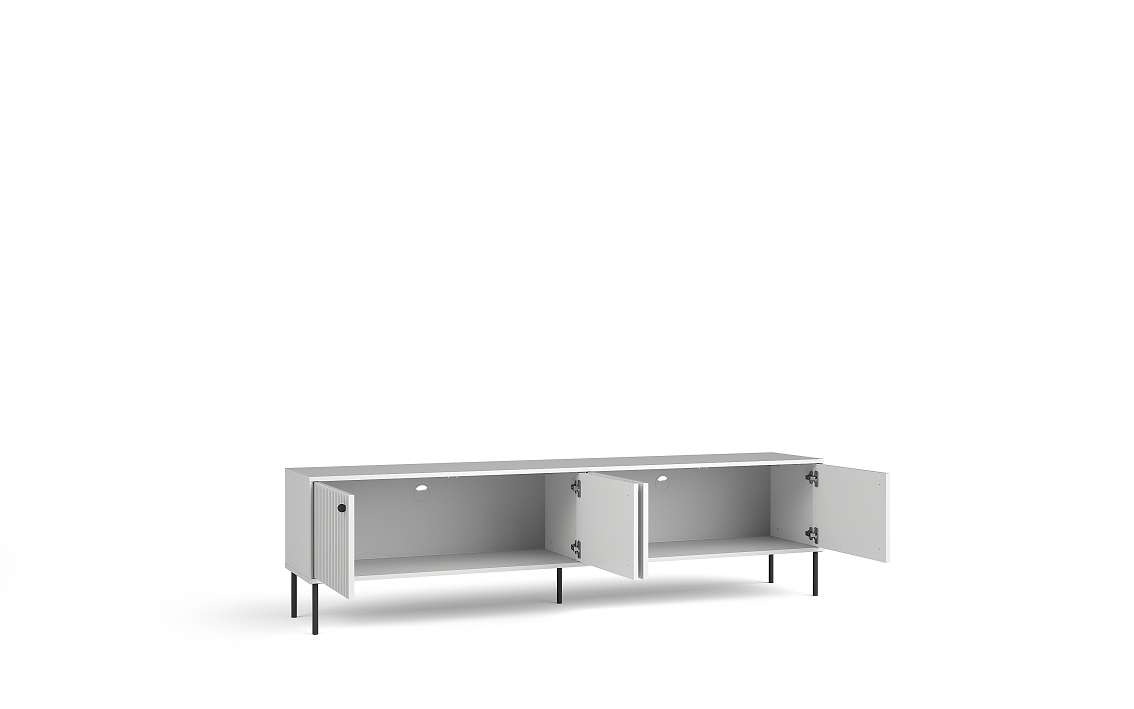 Szafka RTV NEXUS 207 cm - kolor szary
