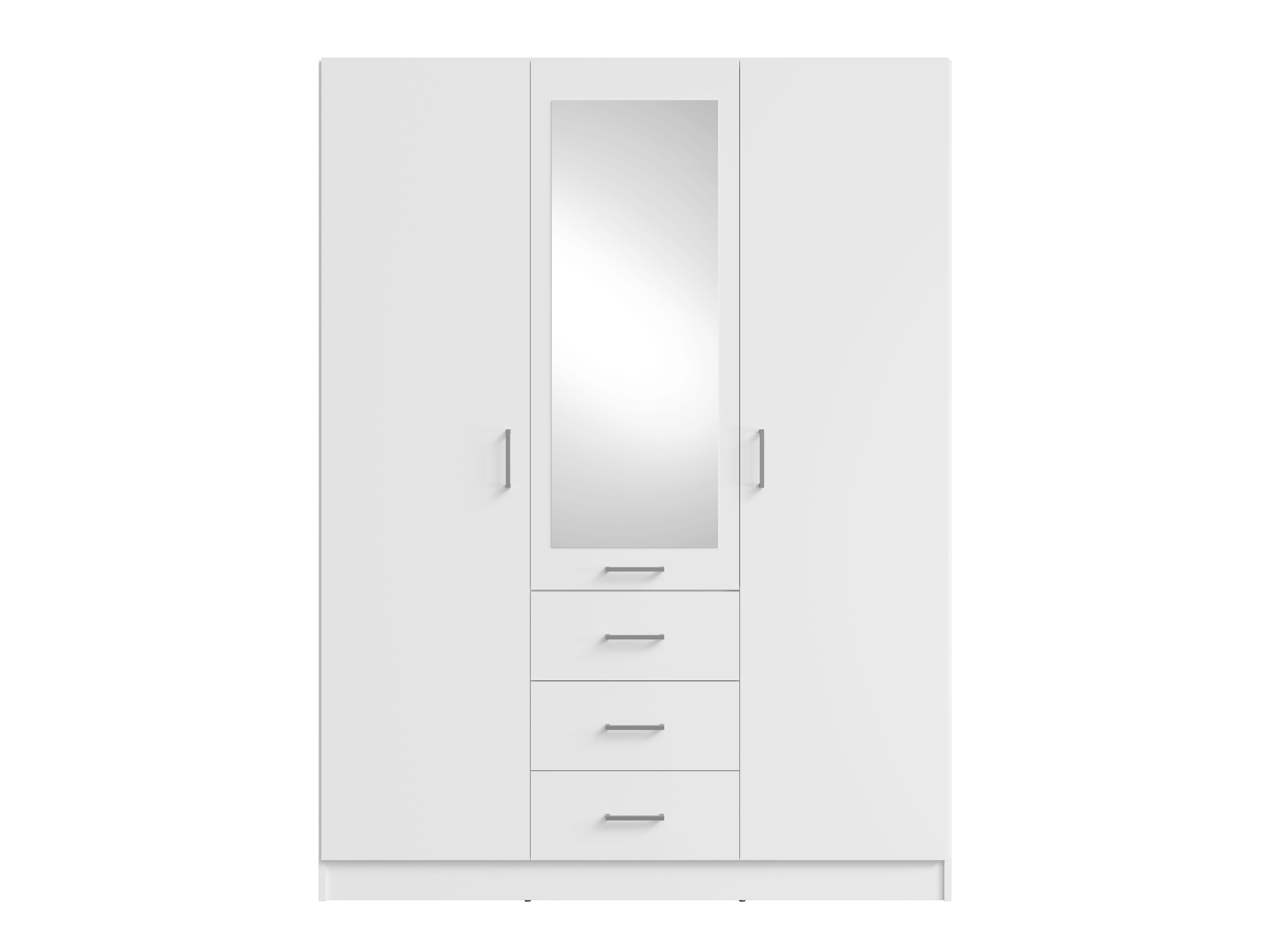 Szafa trzydrzwiowa INDUS 150 cm - Kolor Biały