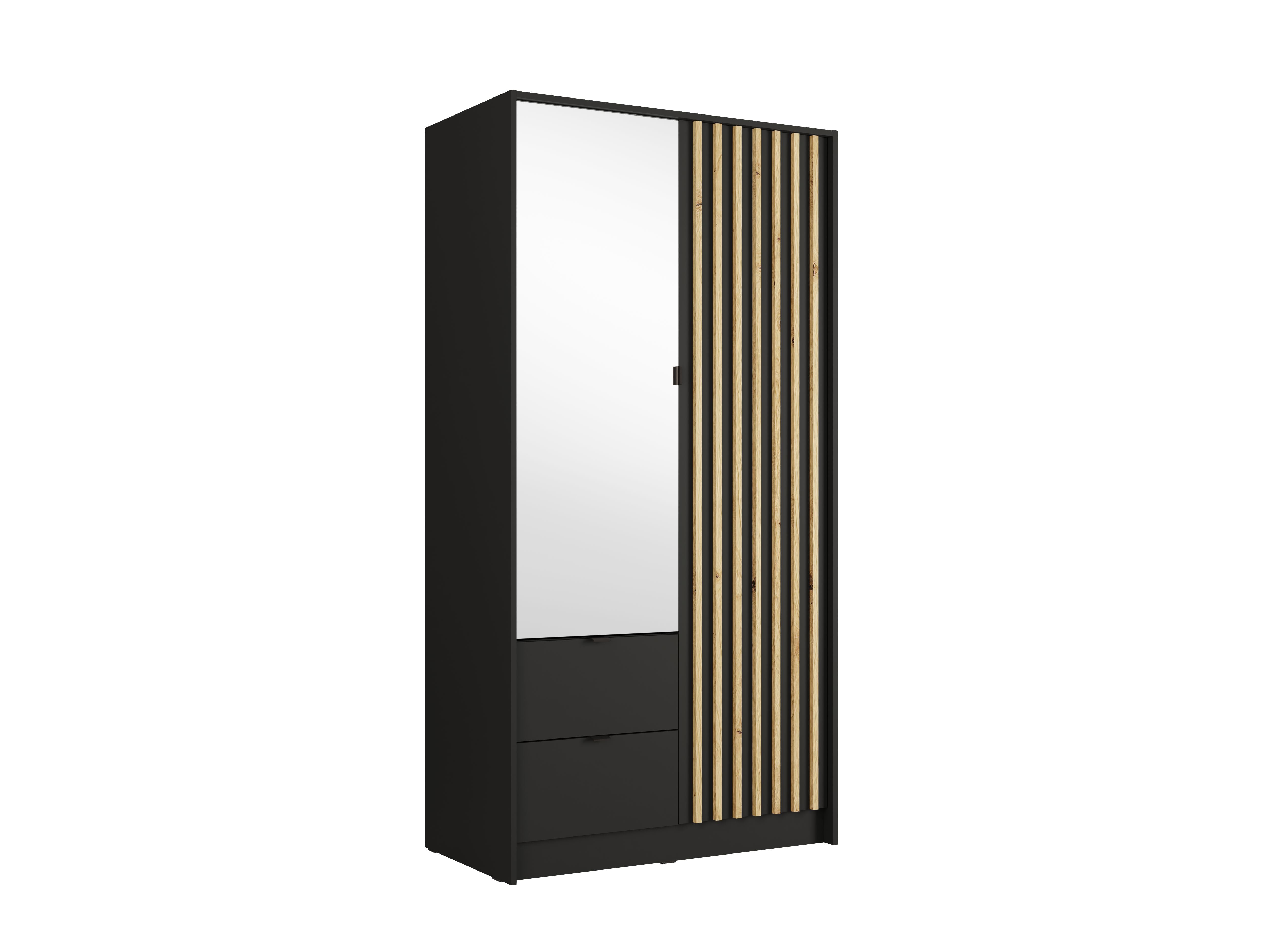 Szafa dwudrzwiowa ASTRA - Czarny Onyx