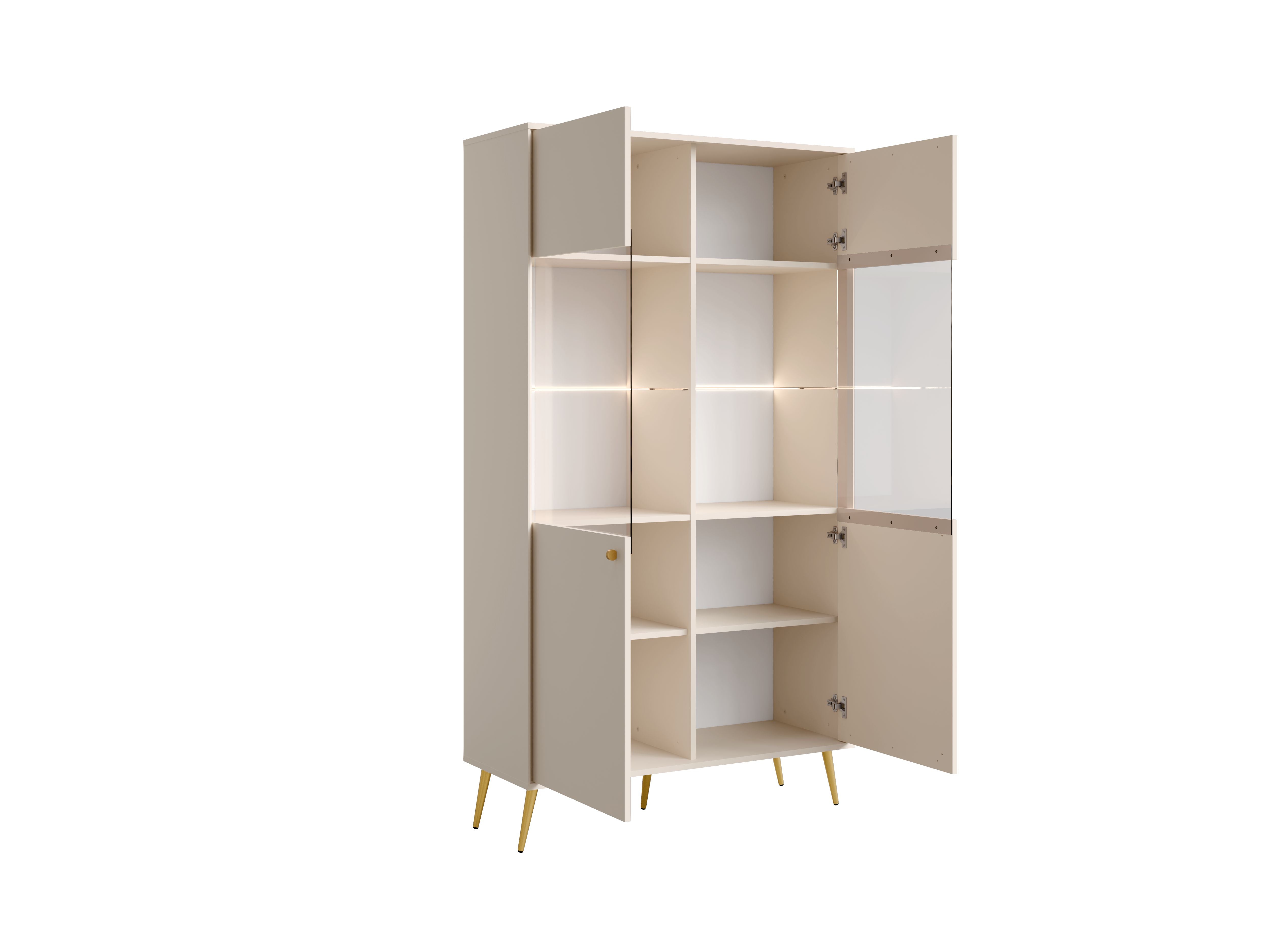 Witryna dwudrzwiowa NEXUS 105 cm - Piasek Pustyni