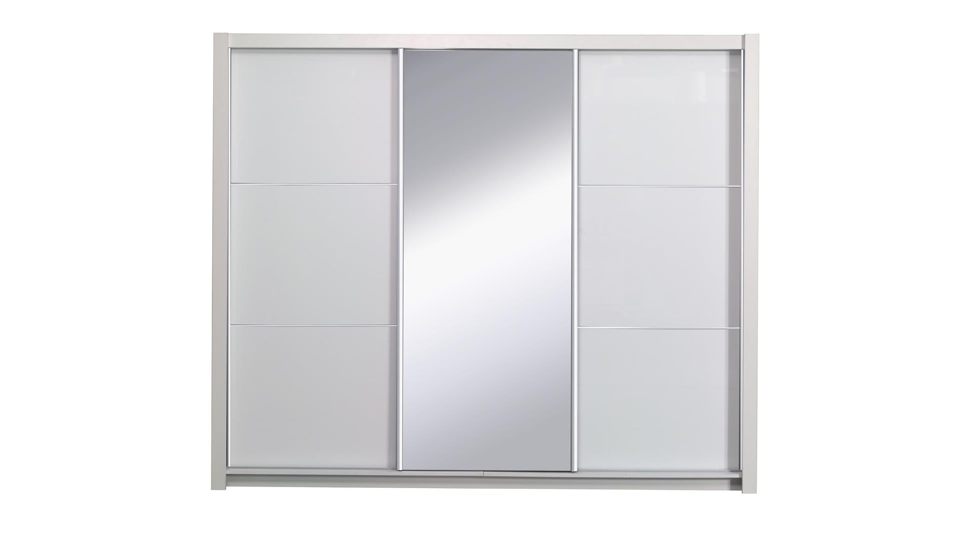 Szafa przesuwna 3-drzwiowa AURORA 250 cm - Biały Alpejski