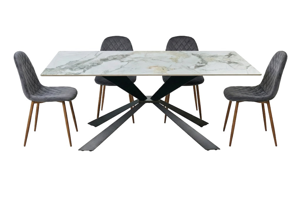 Stół Moliani FORNIS 180x90cm - marmur Calacatta