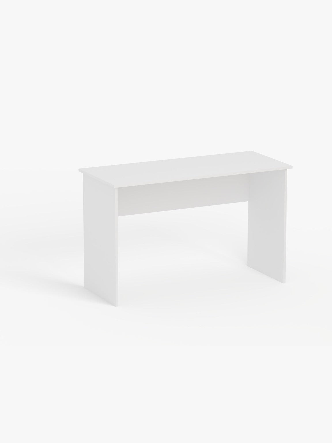 Nowoczesne biurko OLEK białe 88 cm, z solidnej płyty 16 mm