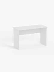 Nowoczesne biurko OLEK białe 88 cm, z solidnej płyty 16 mm