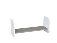 Lendo Półka Wisząca 60 cm Biało-Szara, Minimalistyczna