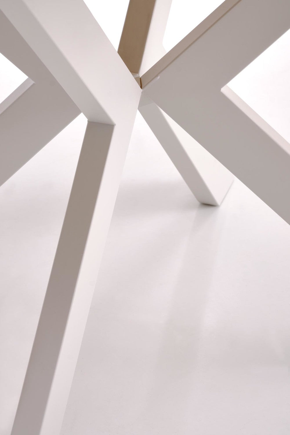 Okrągły stół rozkładany REYA 100/250cm - Kolor Dąb Hikora / Kaszmir