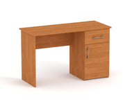 Biurko Franek 120 cm z szufladą, nowoczesna płyta laminowana