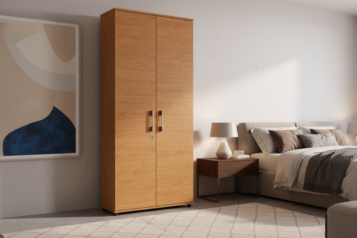 Szafa zamykana na klucz G 80 Olcha 5 półek szerokość 80 cm