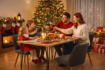 KOLM Stół Fisk 138x80 Dąb Craft Loft Kompaktowy do Kuchni