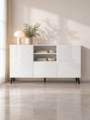 Komoda PIRA 150 cm - biały
