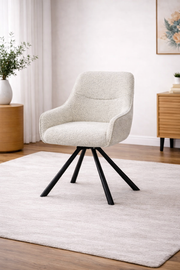 Krzesło Moliani SOMERA - stylowe obrotowe krzesło, fotel do biura jadalni i salonu