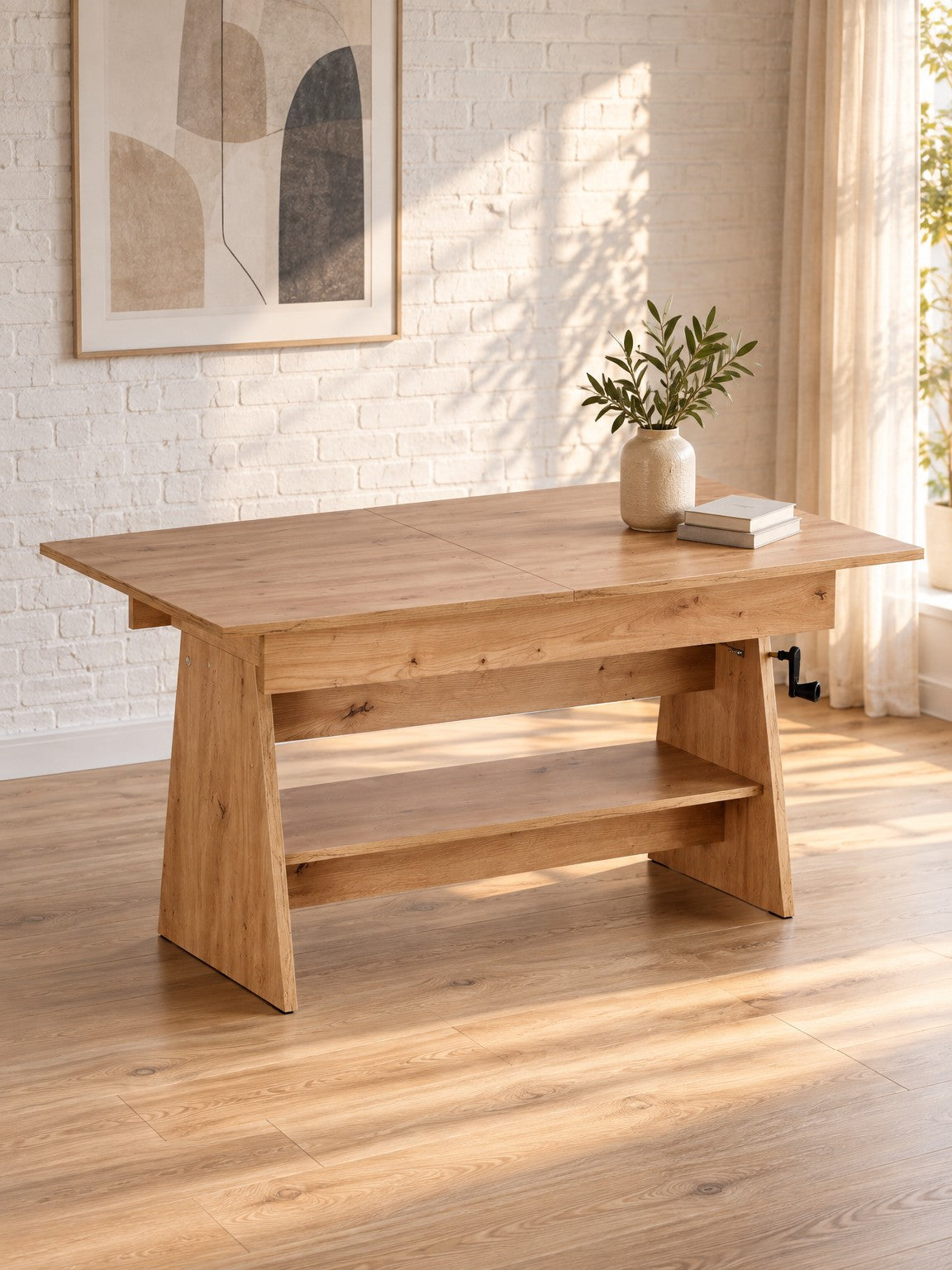 Ławostół JALI 120-160 cm - dąb artisan