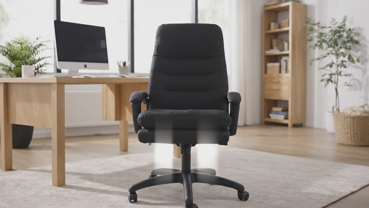 Załaduj wideo: Czarny fotel biurowy Montana film reklamowy