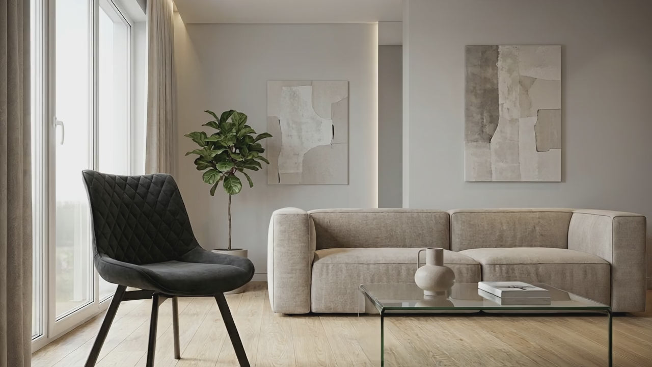 Załaduj wideo: Krzesło Draco - czarny welur