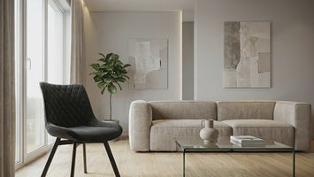 Krzesło Draco - czarny welur