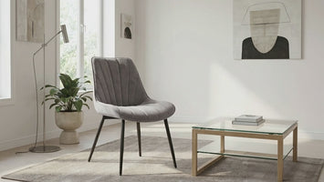 Krzesło Ara - popielate